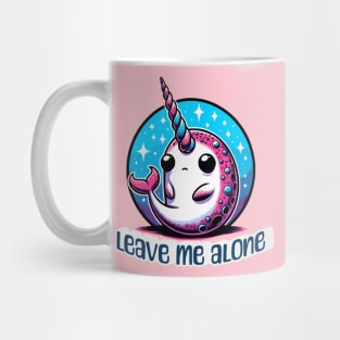 Anti social narwhal Mug